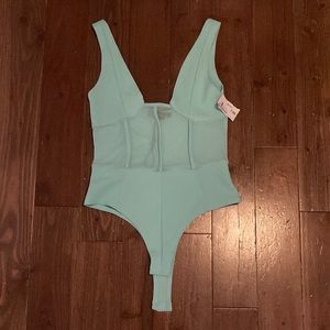 Mint green bodysuit
